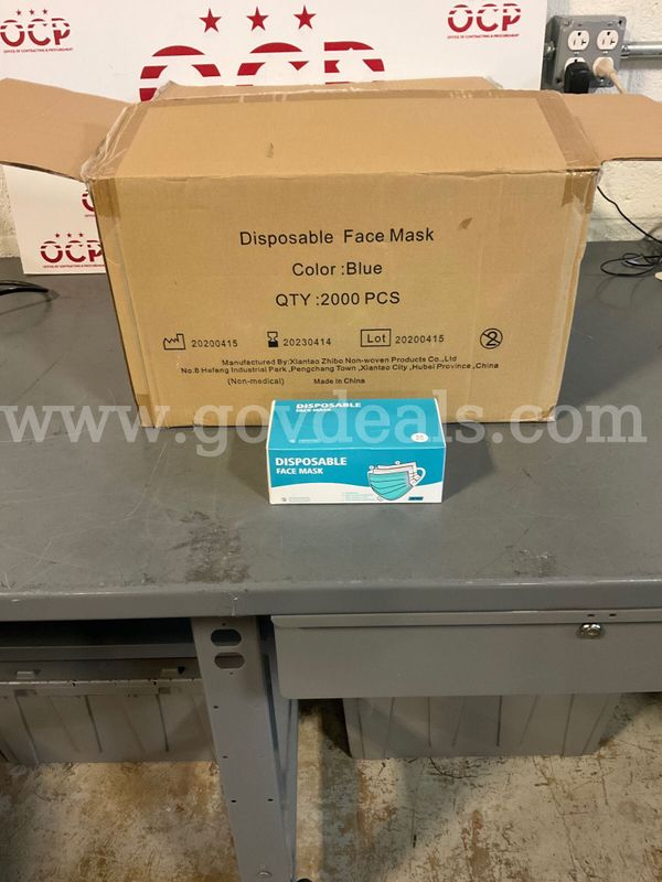 Disposable Face Masks - lot of 2,000 - new