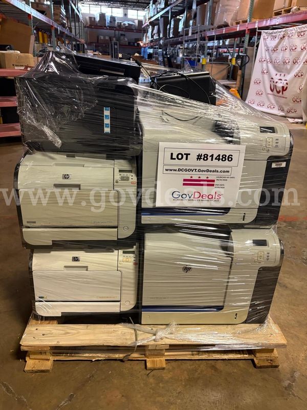 Printers, HP (11 UNITS) - POWER ON