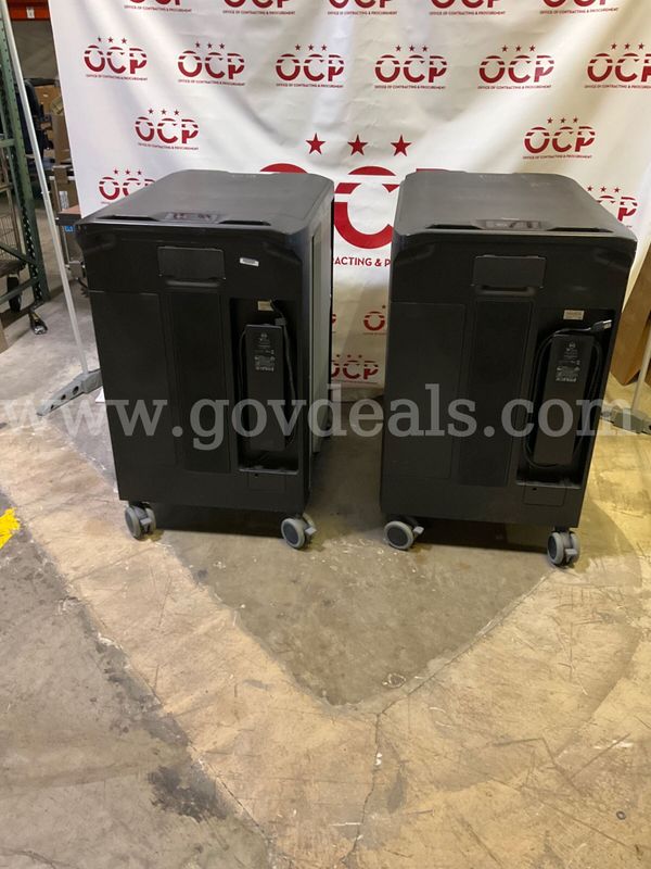 Lot of 2 Dell Mobile Cart