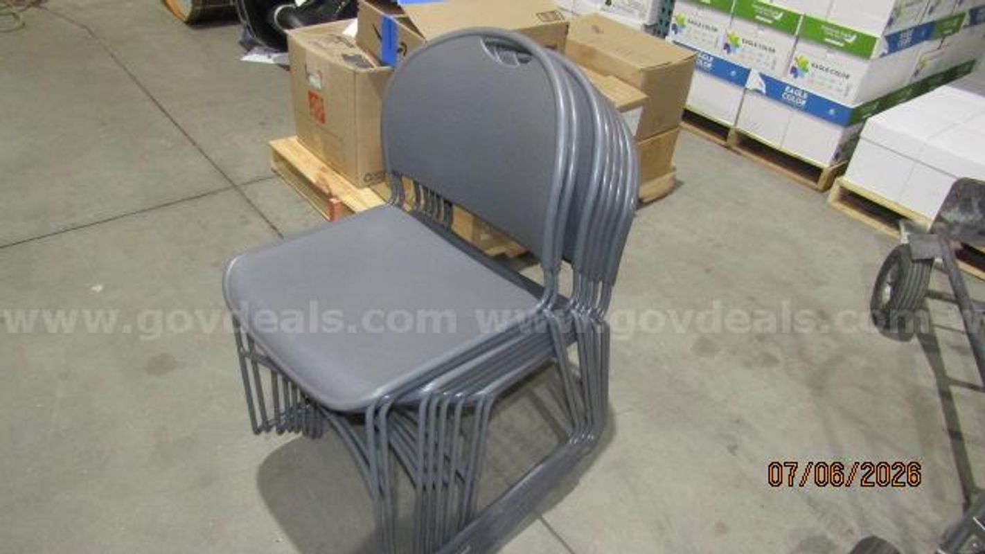 Chairs stacking 8 each
