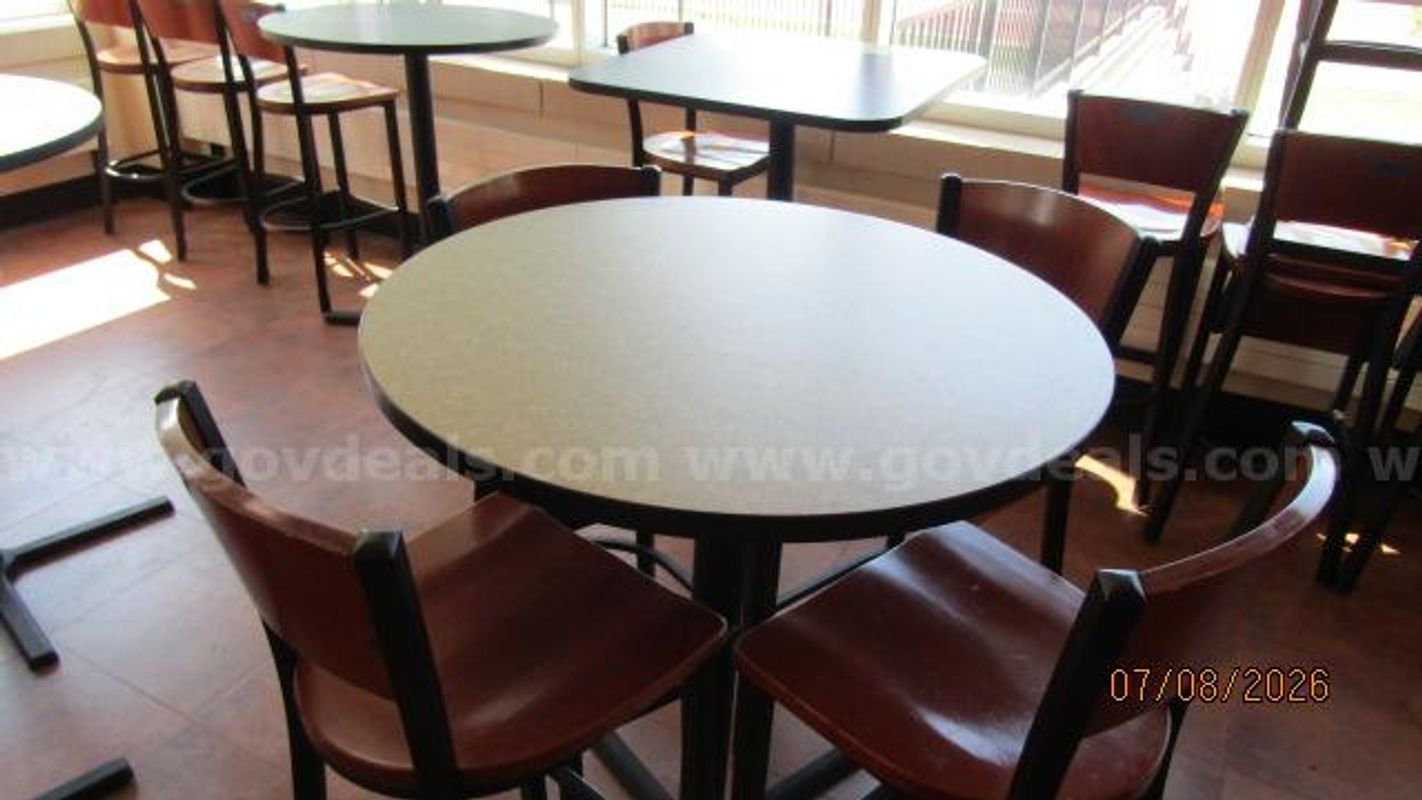 High top table & chairs