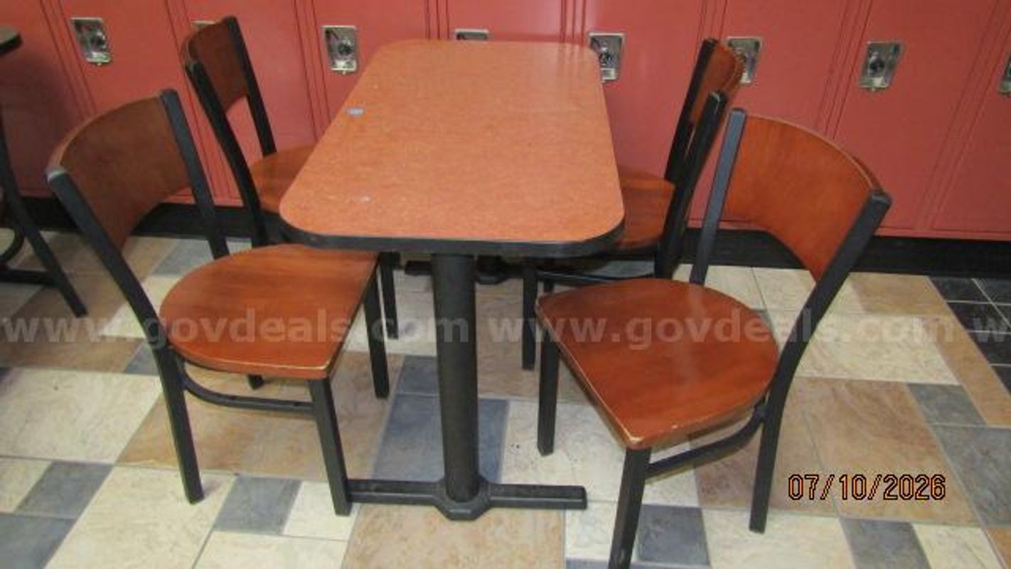 Tables and chairs