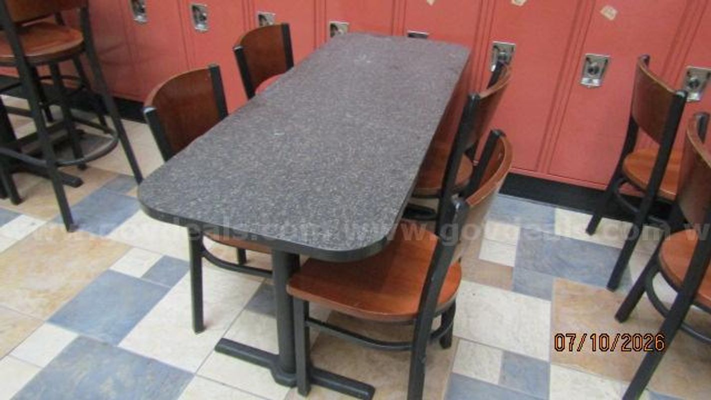 Tables and chairs