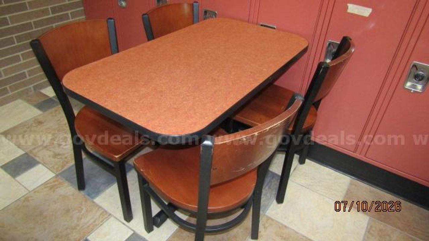Tables and chairs