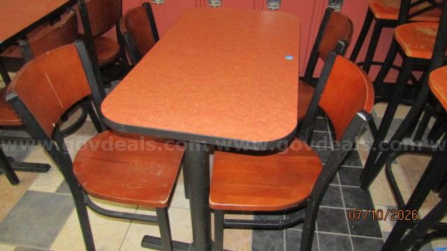 Tables and chairs