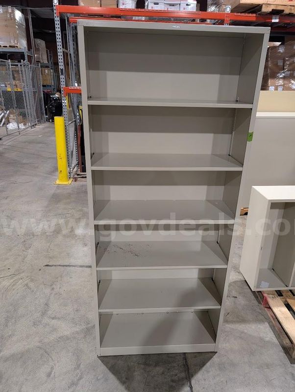 2 Used Metal Bookcases