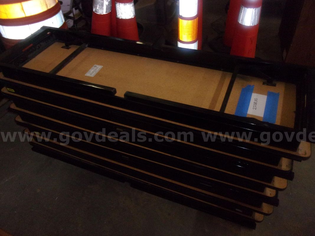 Set of seven folding tables