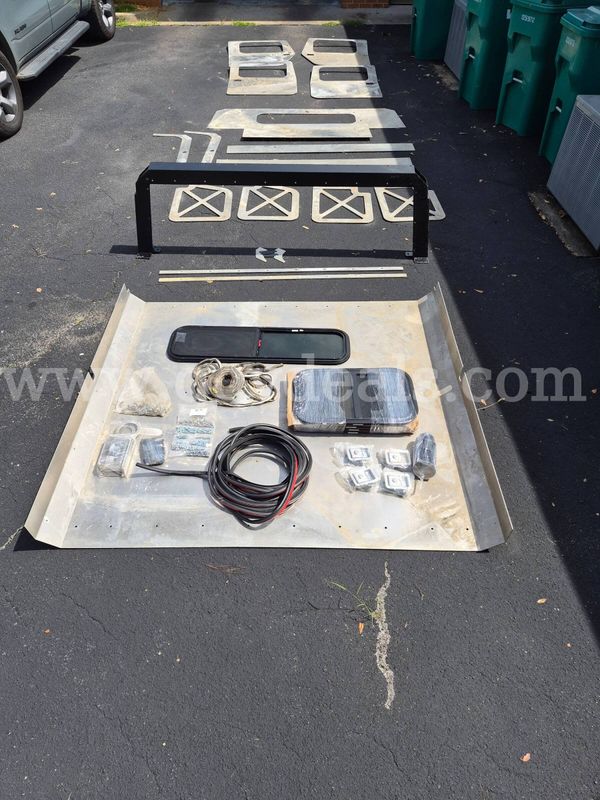 1/8" Aluminum Hard Top and 4 door Kit with Windows for HMMWV