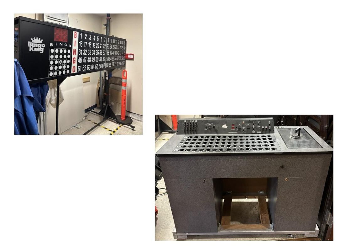 Bingo Board and Machine
