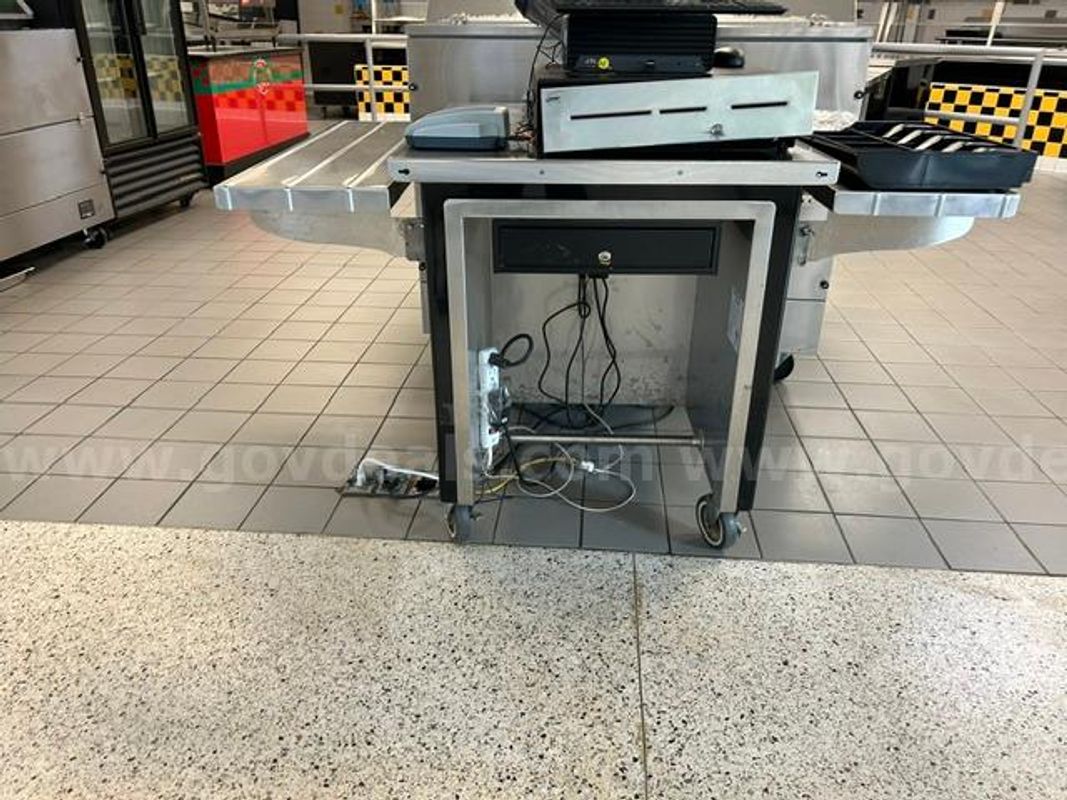 cashier stands QTY 3