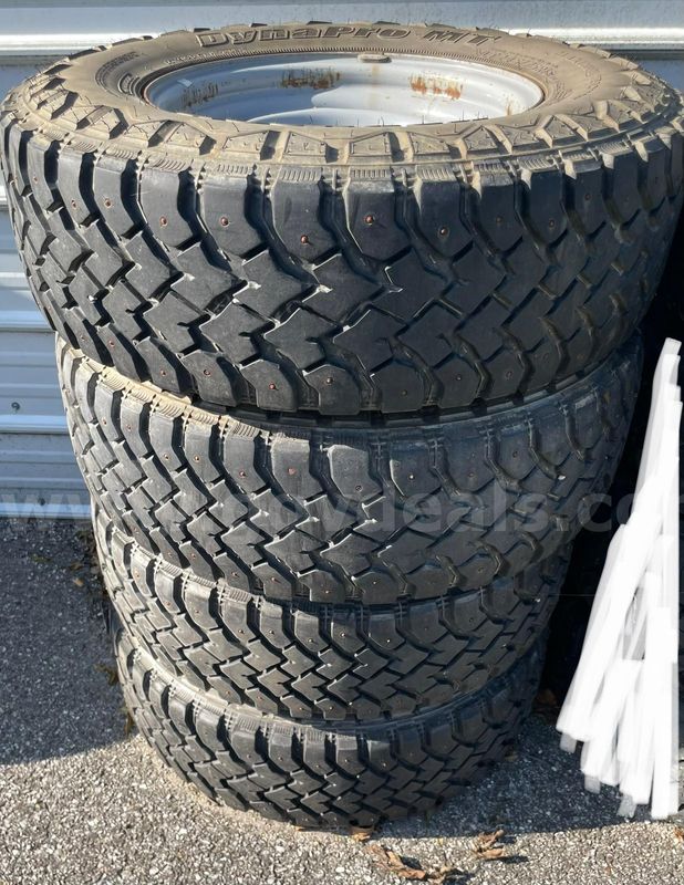 Ford E350 16" wheels with studded tires
