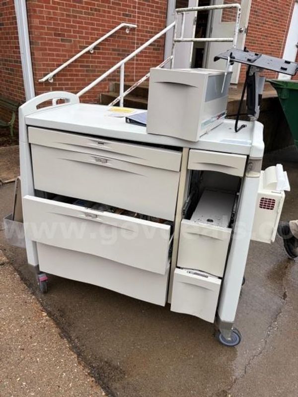 Lot of (6) Capsa Medication Carts.