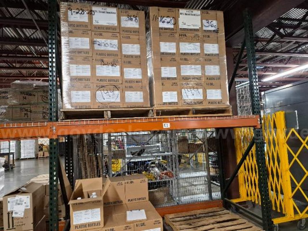 Lot of 627 Gallons of Hand Sanitizer and 175 Bags of Foaming Sanitizer.