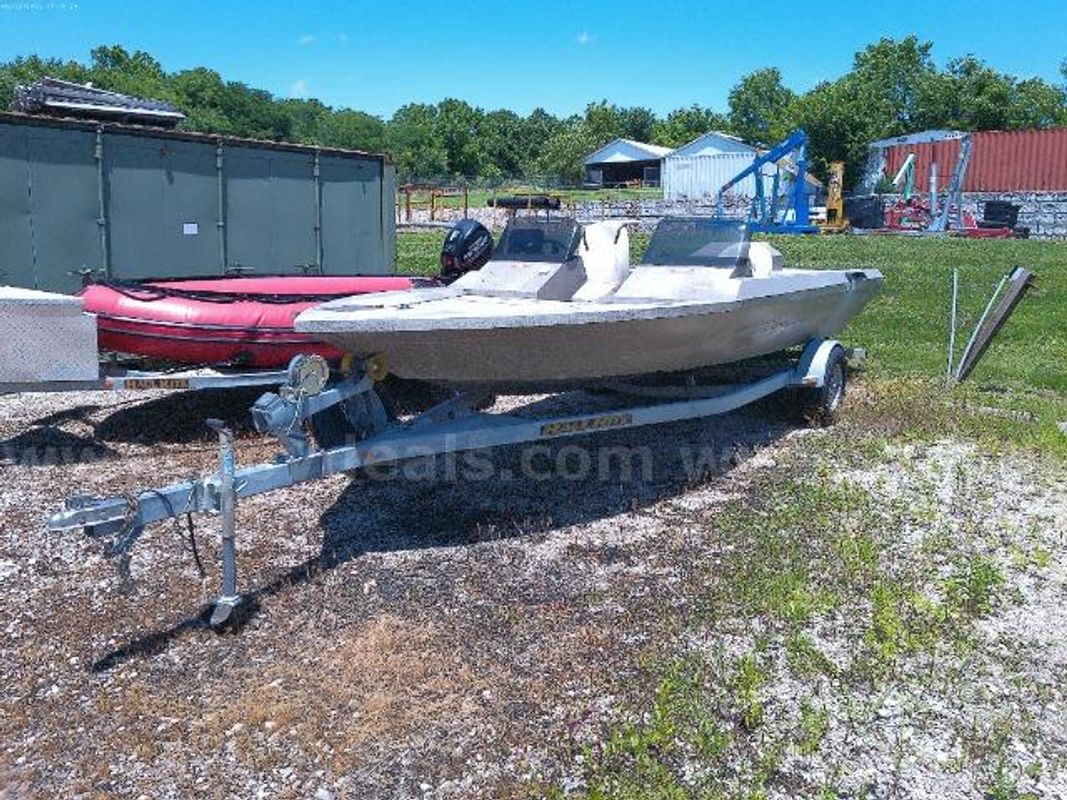 2010 River Pro 2072 Boat, Motor, Trailer, and a Hummingbird Helix 10.