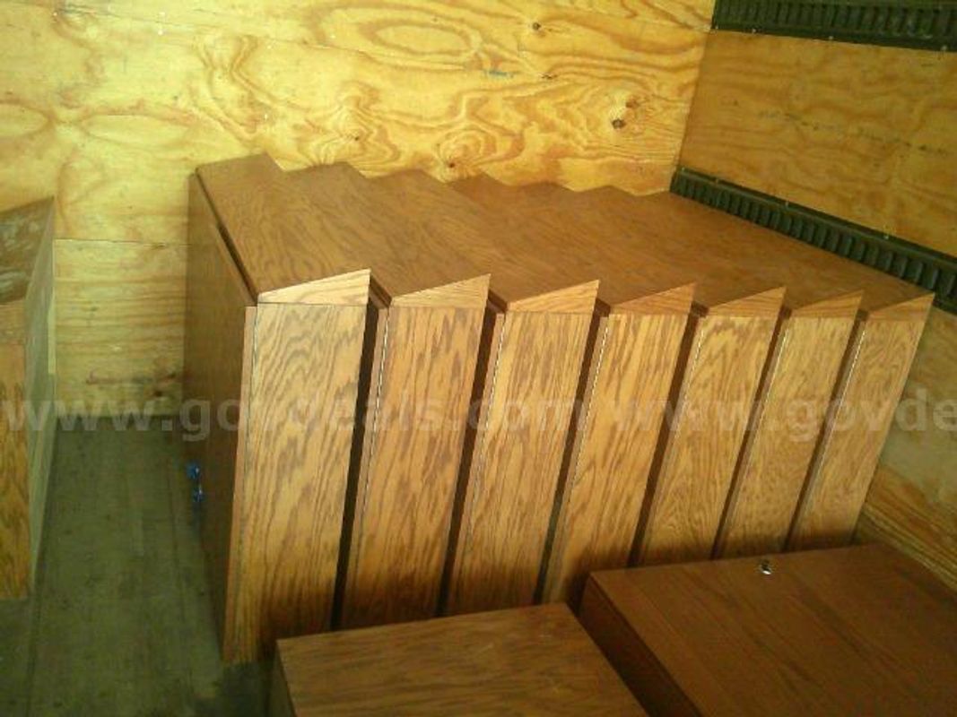 Lot of (3) Wooden Cabinets, (8) Razor Cabinets, and (4) Display Cases.