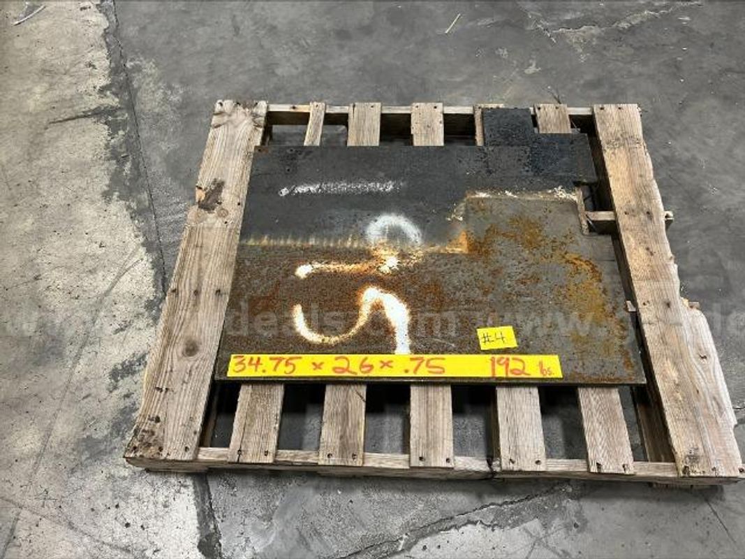 Lot 4 of (14) Various Steel Plates.
