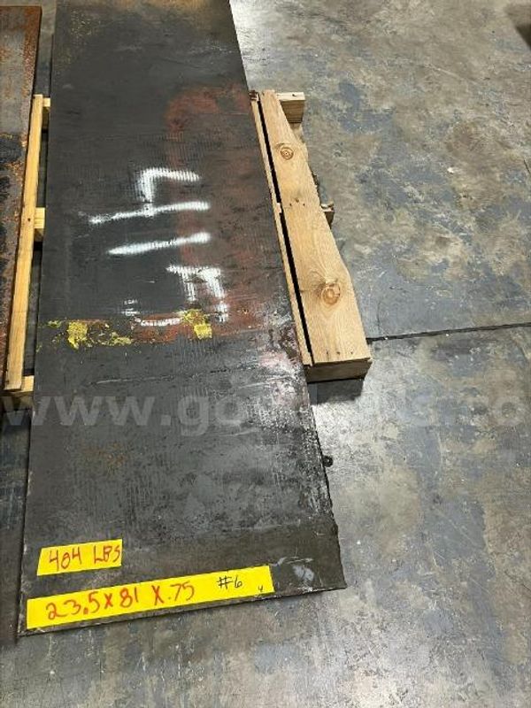 Lot 6 of (11) Various Steel Plates.