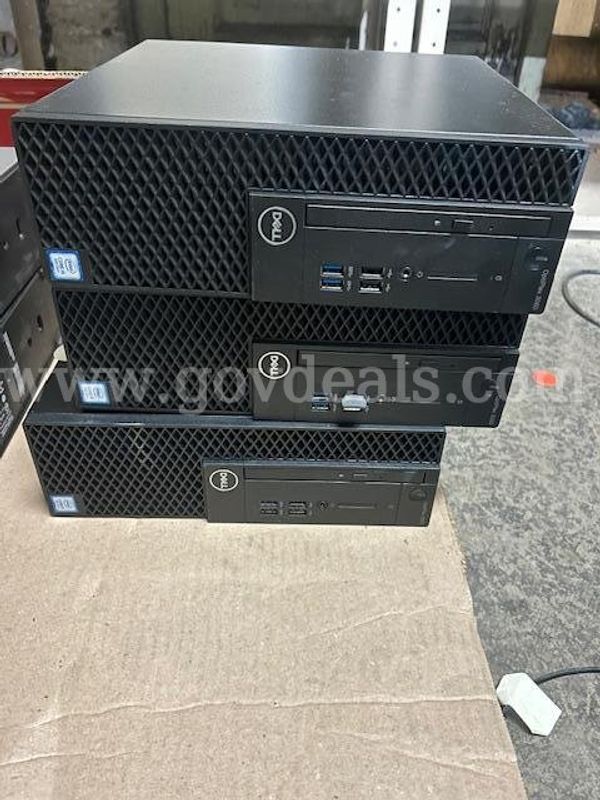 5 Dell Optiplex Desktops