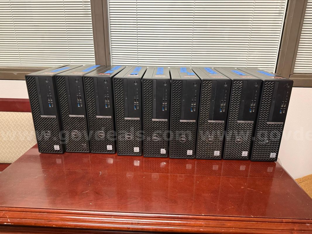 10 Dell Optiplex Desktops