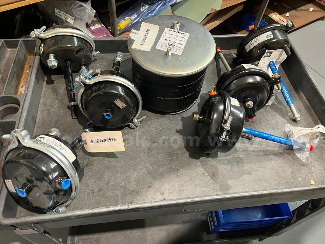 Overstock Brake chambers, Air Bag & Misc. Parts