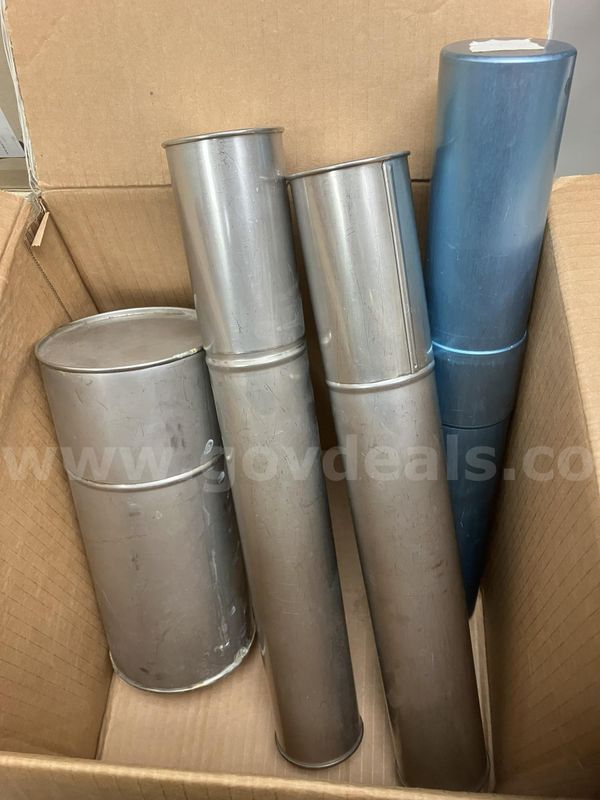 Metal Storage Tubes Misc