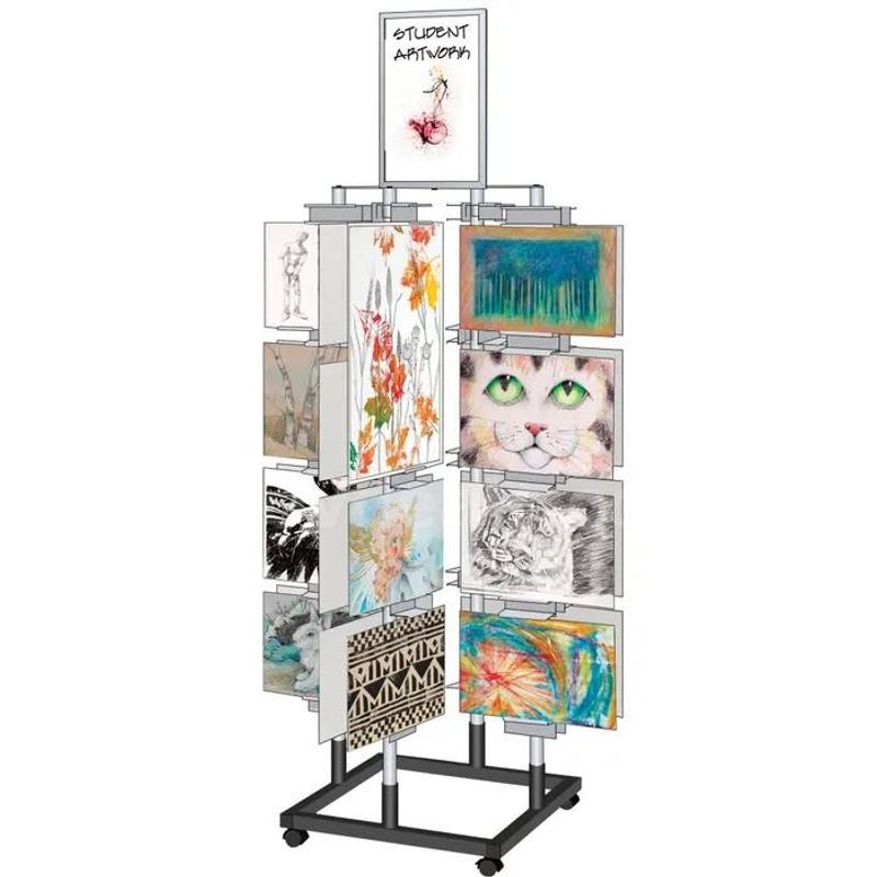 Testrite steel art display tree