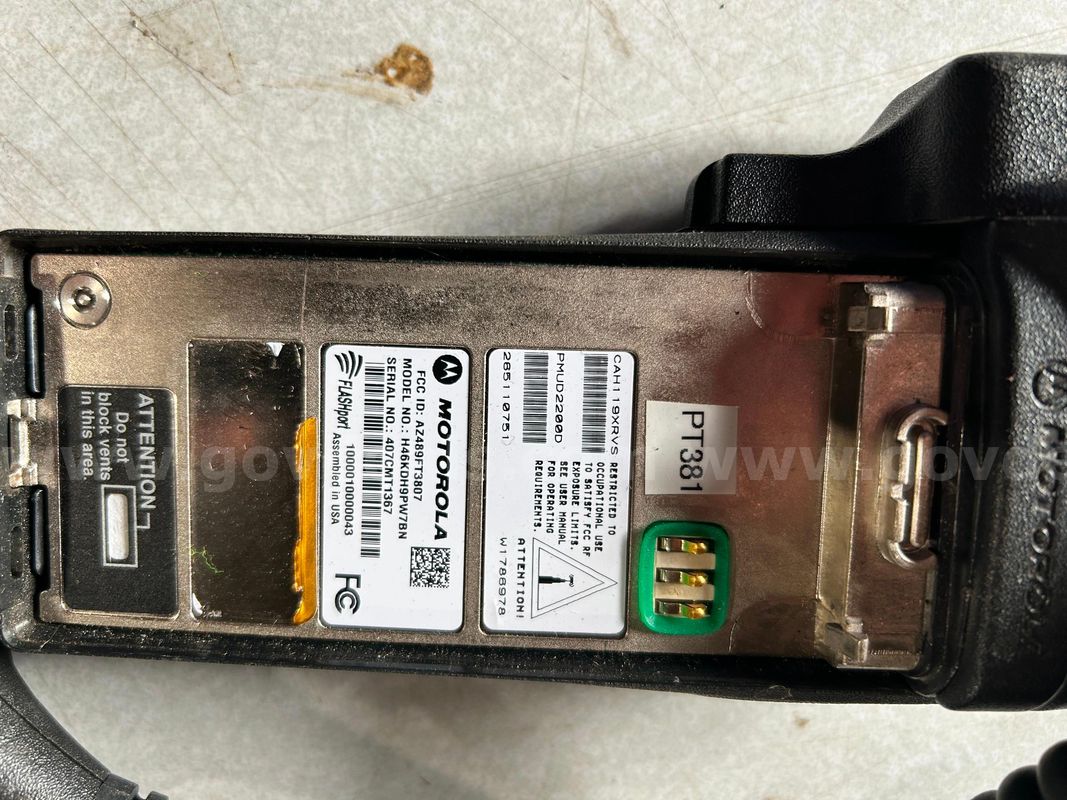 Motorola XTS 2500 radios
