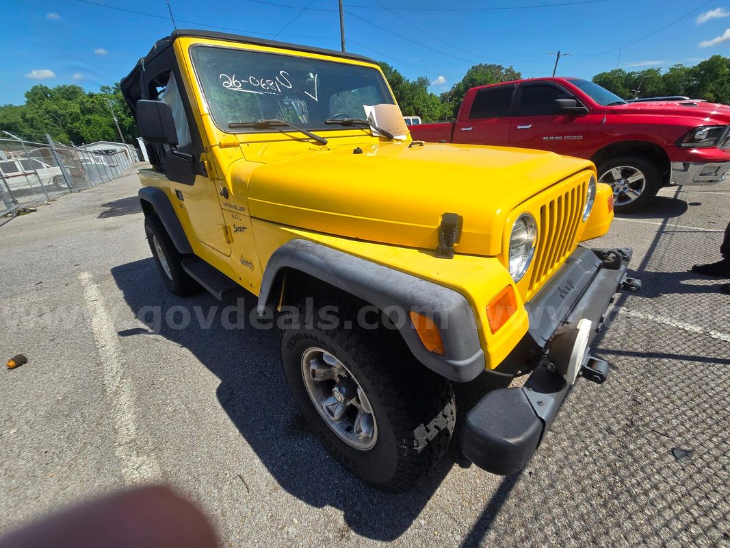 2000 Jeep Wrangler 4x4 OPERATIONAL CONDITION UNKNOWN UNTESTED