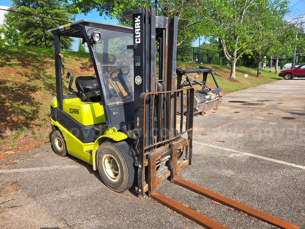 2013 Clark Forklift Does not run Will Have to Be pulled on to a transport Vehicle