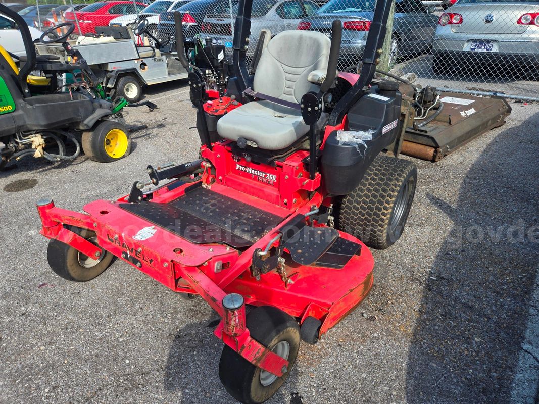 Gravely 60" Zero Turn Operational Condition Unknown. SOLD AS IS