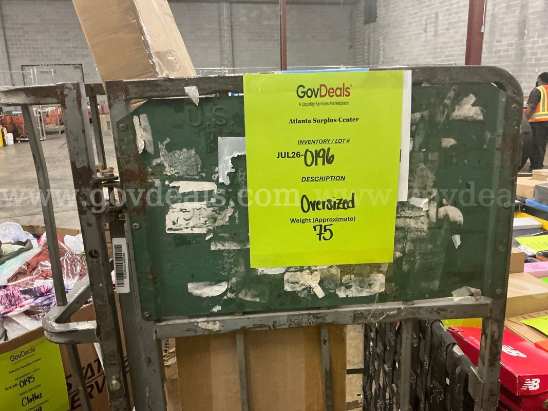 General Merchandise: "Large Items" (JUL26-0196)