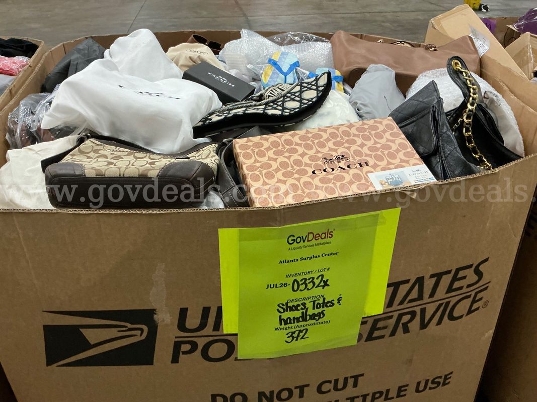 Apparel: Manually Sorted "Shoes, Handbags and Totes" (JUL26-0332X)