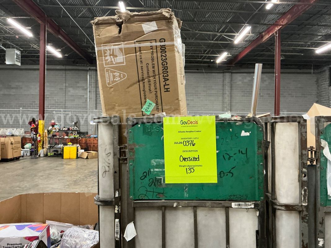 General Merchandise: "Large Items" (JUL26-0376)
