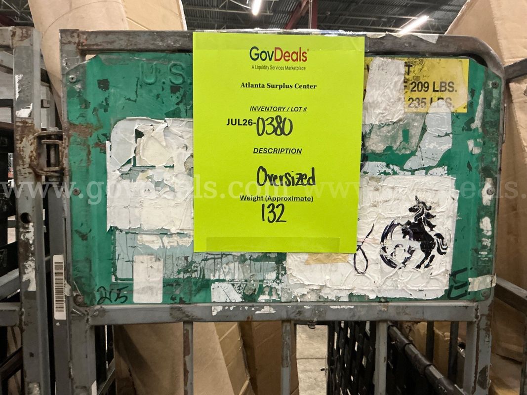 General Merchandise: "Large Items" (JUL26-0380)