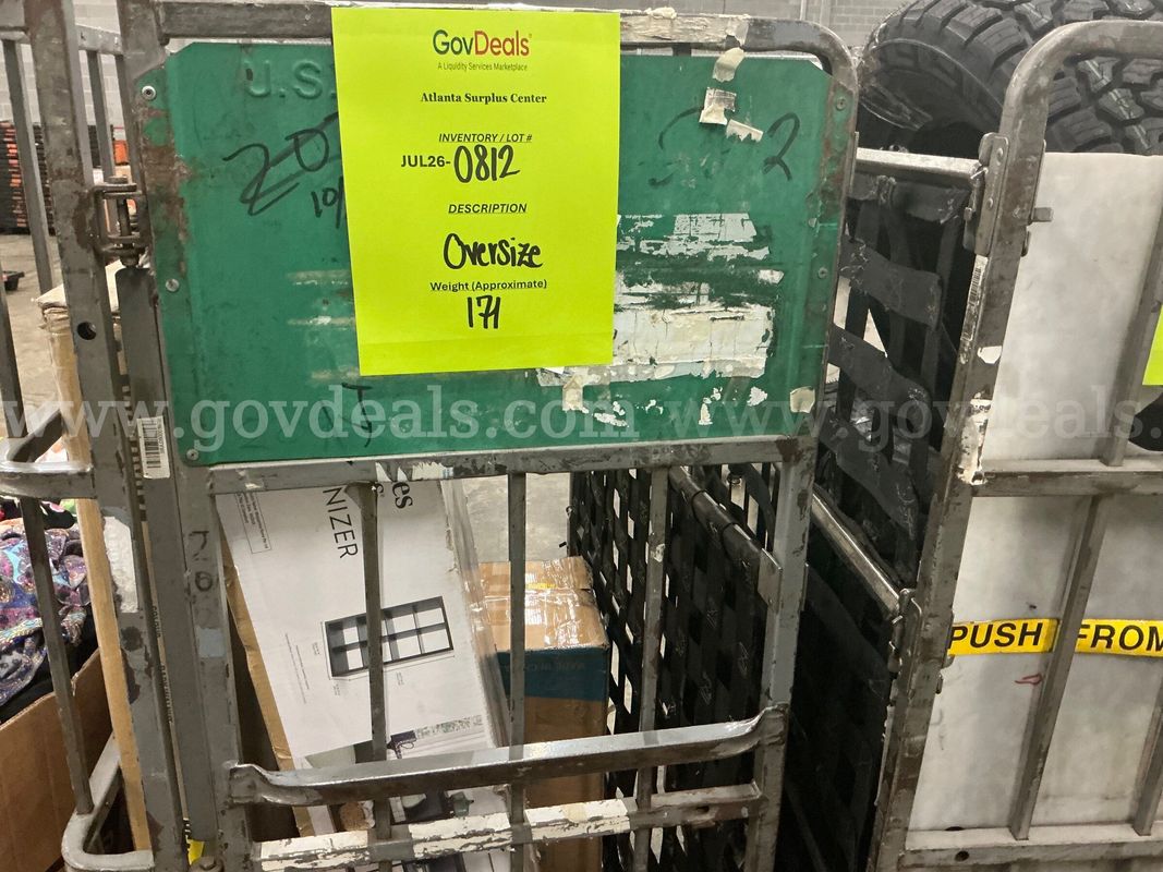 General Merchandise: "Large Items" (JUL26-0812)
