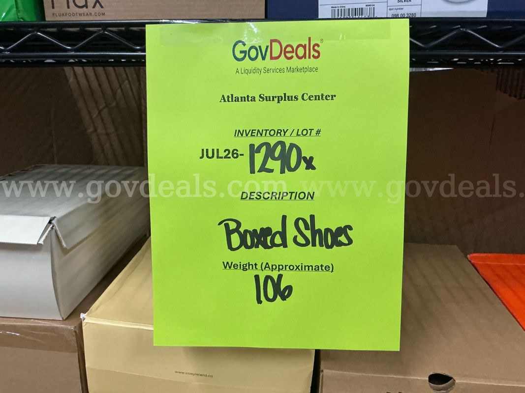 Apparel: "Boxed Shoes" (JUL26-1290X)
