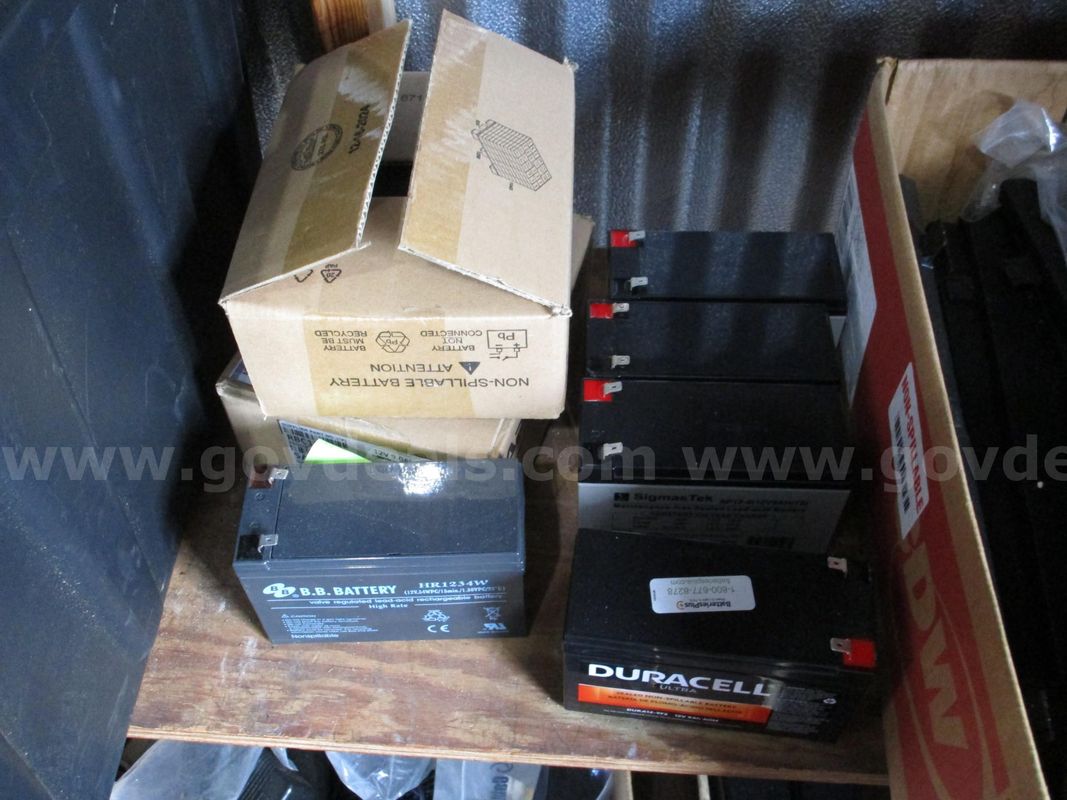 (7) Used Uniterrupted Power Supply Batteries