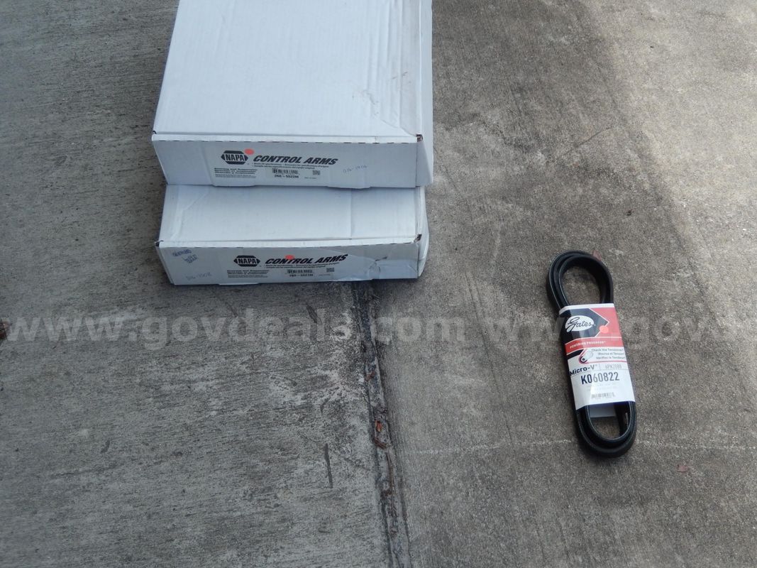 USED (2) 051-1012-0-CONTROL ARM LOWER (11"-15" CHARGER) 5168389Ab, (1) 049-1001-0-BELT SERPENTINE K060822