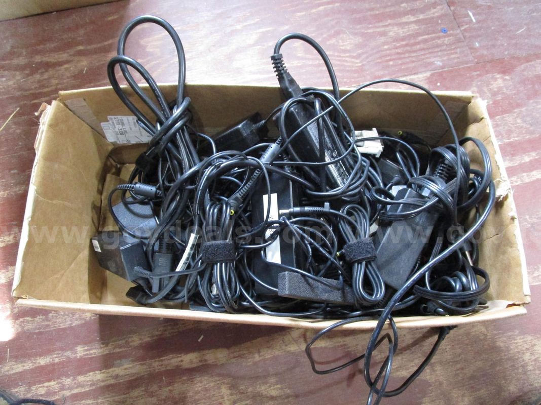 Box Of (20) Used Power Adaptors