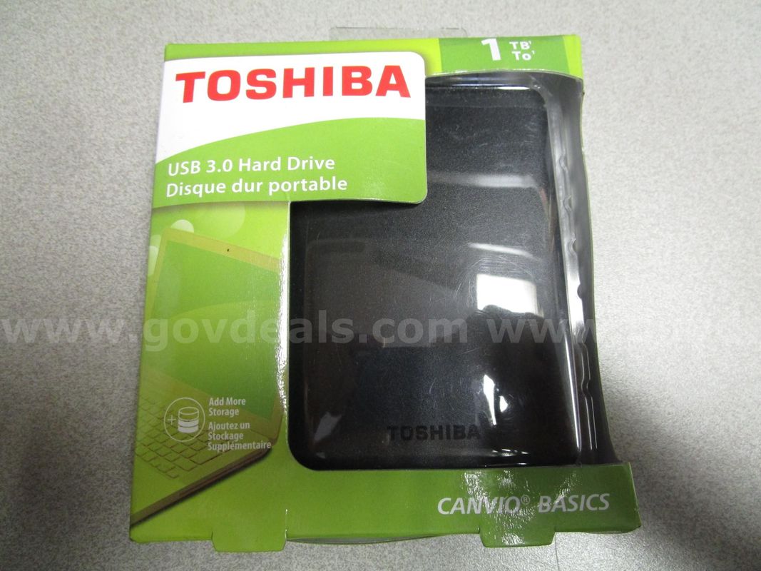 (1) Unopened Toshiba Usb 3.0, 1tb, External Harddrive, Dtb310