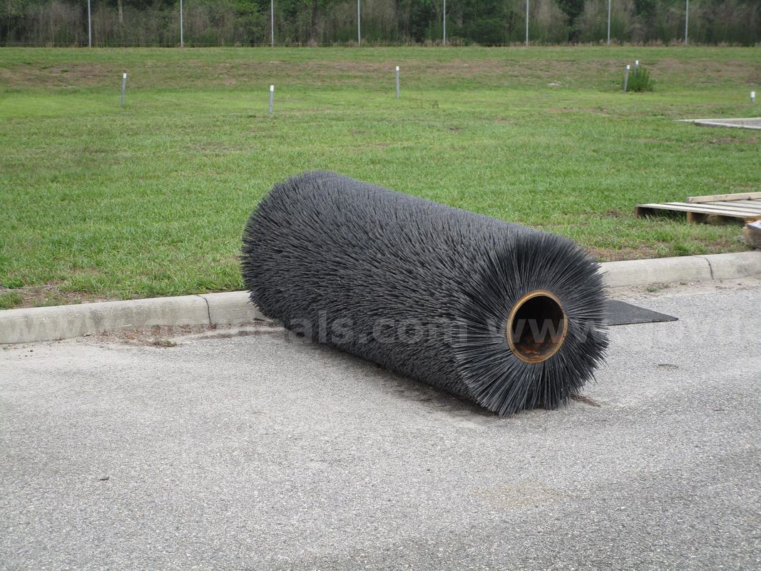 (1) Used, Black  Street Sweeper Brush