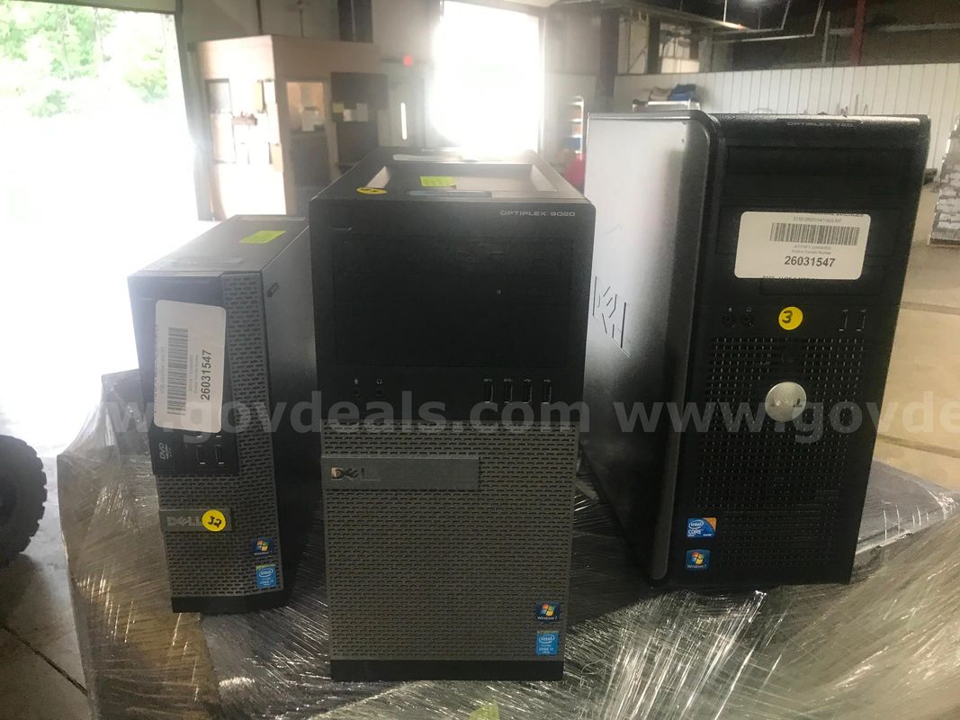 Lot Of Computers, Monitors, And Misc. Electronics On Three Pallets.