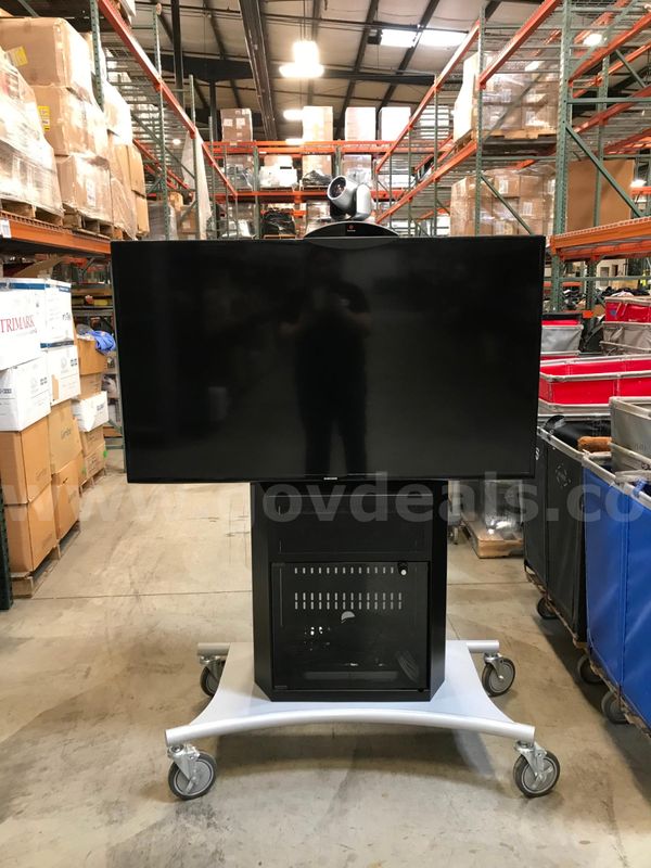 Video Conferencing Cart w/ AV Components