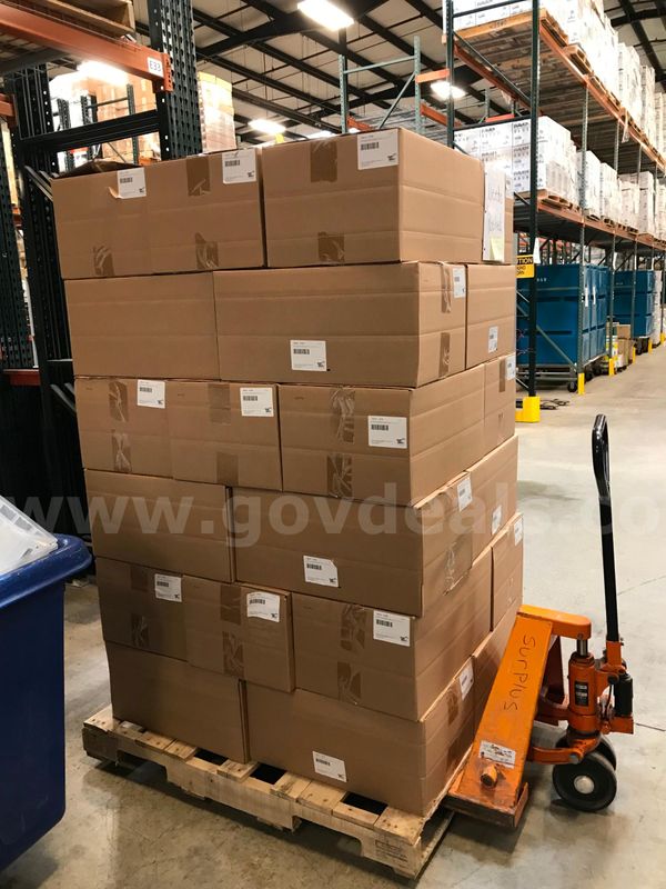 Pallet of Stackable Containers