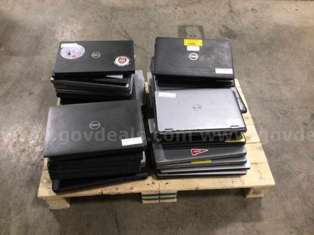 Lot of 50 Dell Laptops