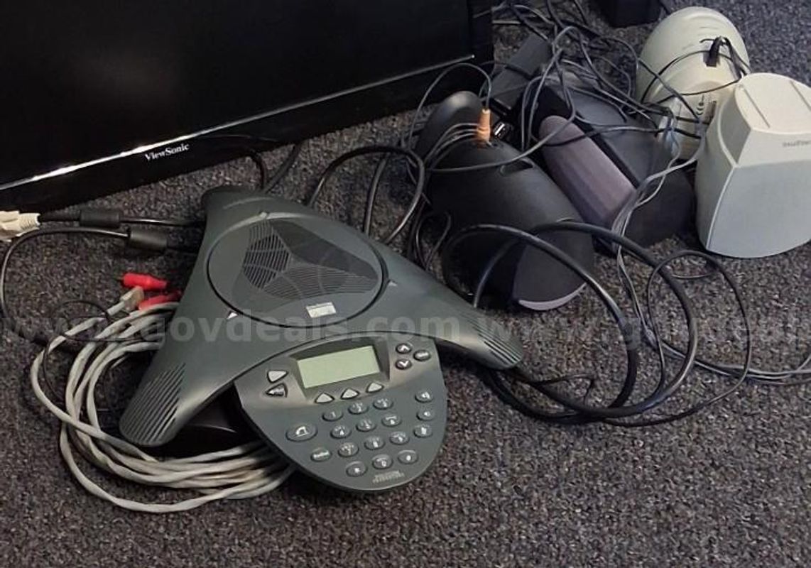 2 sets of Speakers & Phone Conference Center