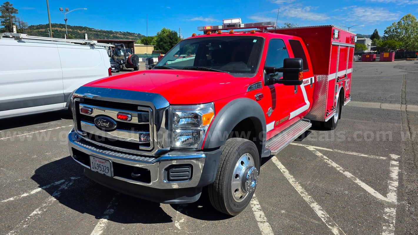 2016 Ford F-550 Fire Department Squad Vehicle #2