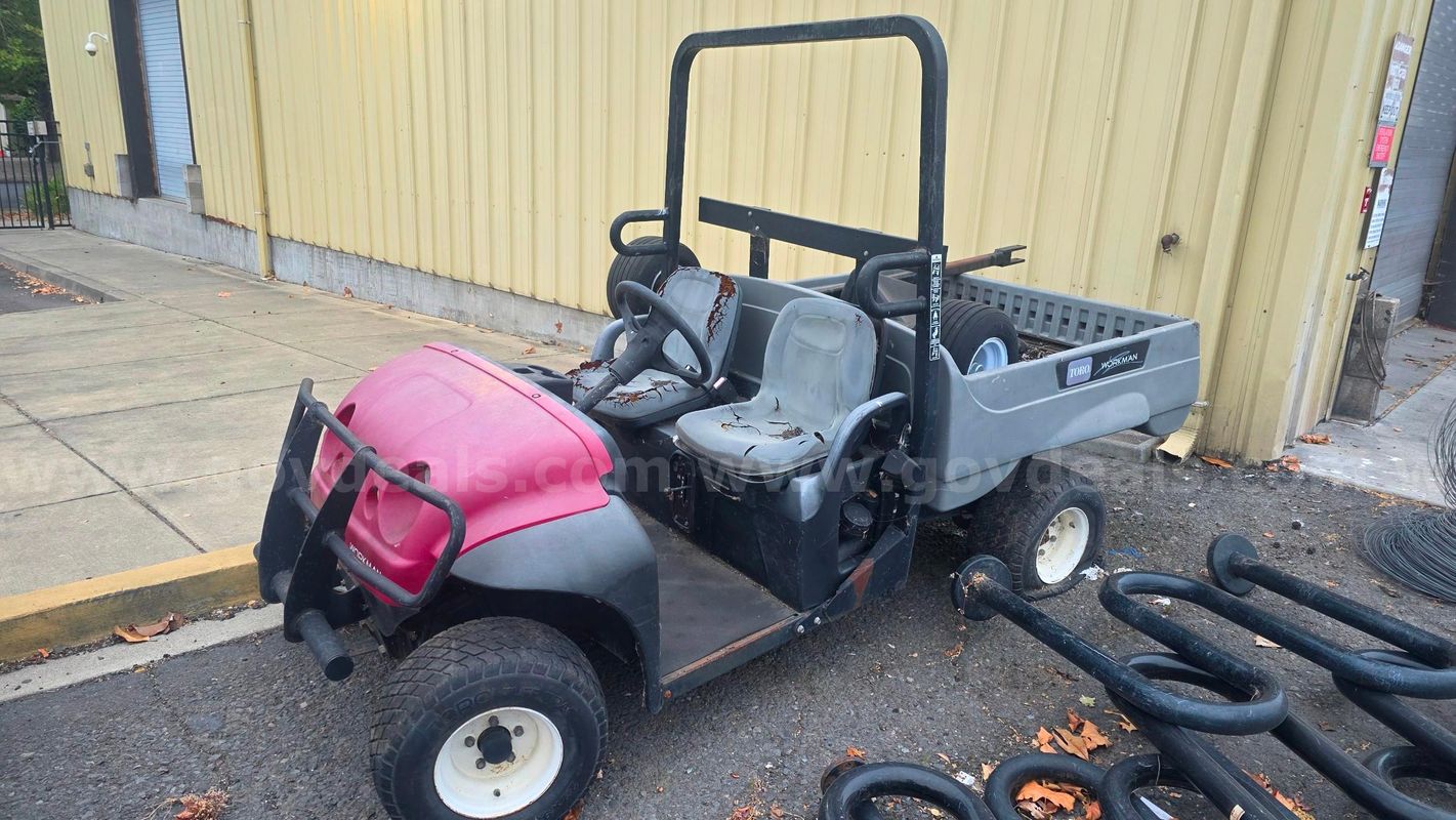 Toro 2100 Workman Cart Scrap. Not running
