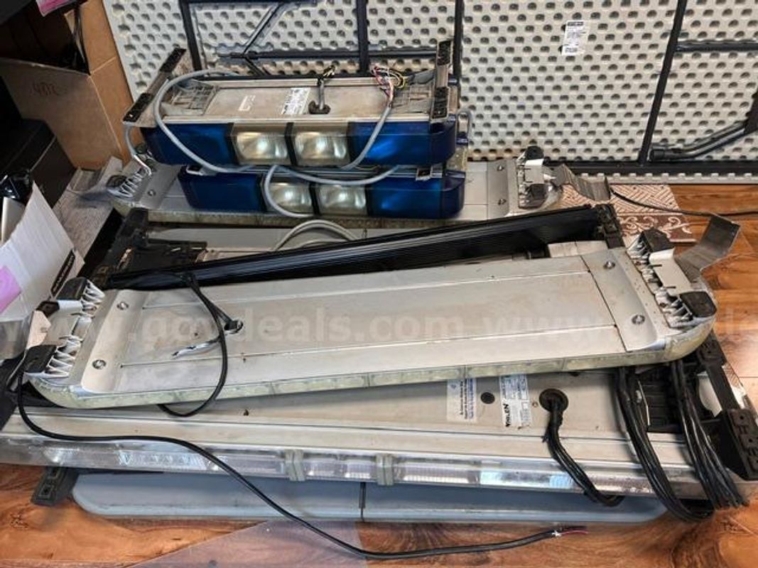 Lot of Law Enforcement Lightbars & Misc. Equipment/Accessories