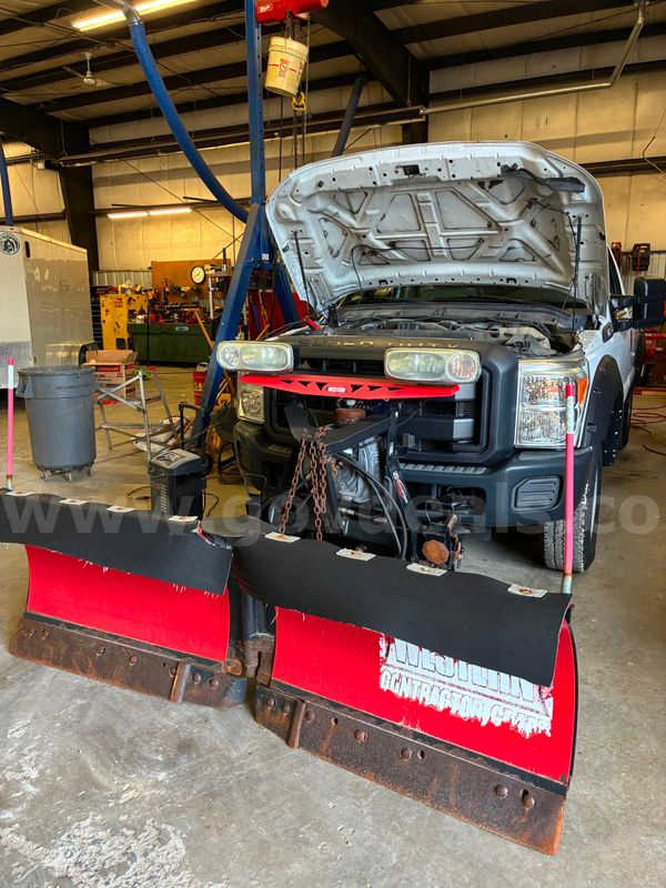 2015 Ford F-350 SD with plow & spreader